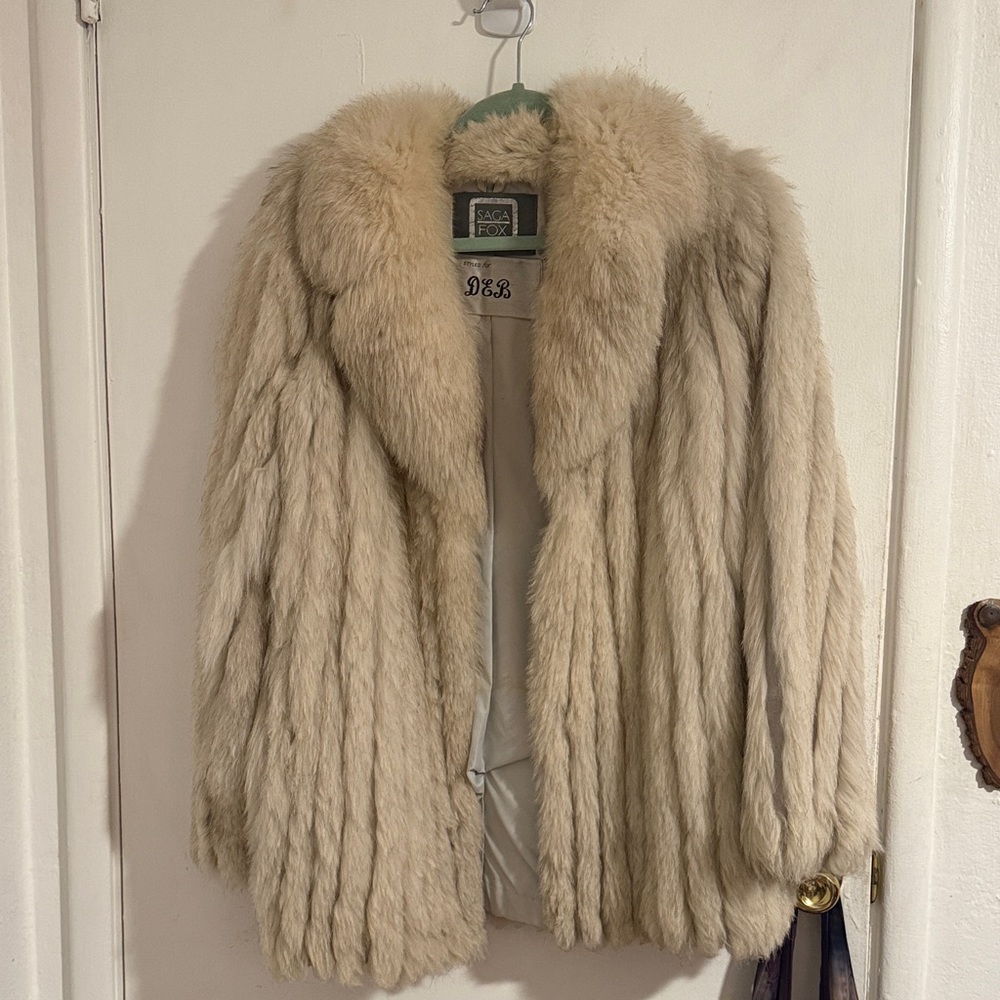Luxurious Blue Fox Fur Coat